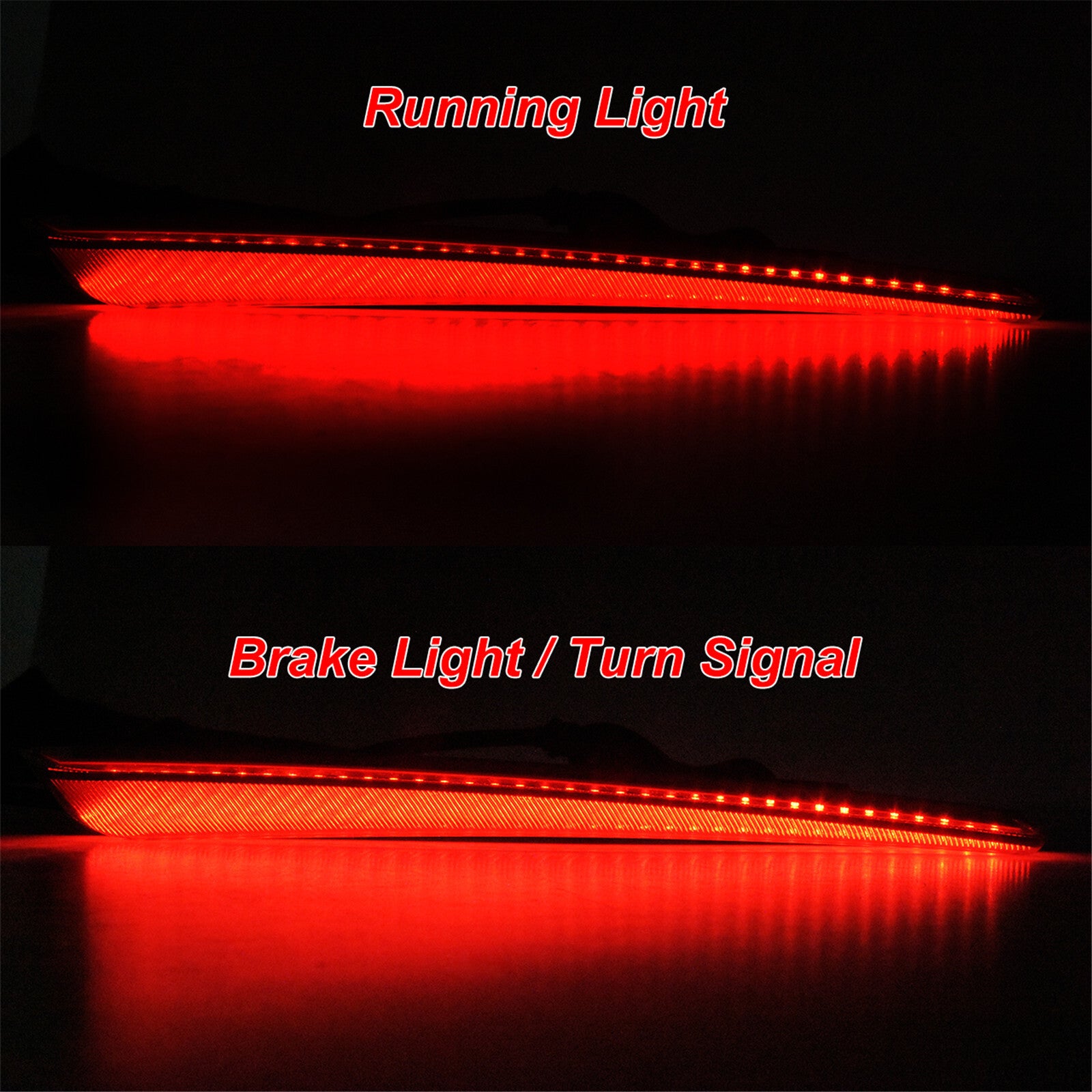 Smoke Rear Saddlebag Extended Bag Light LED Run Brake Turn Signal Fit for Harley