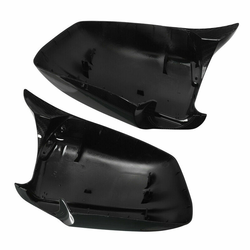 2-Piece Mirror Caps for BMW F10 F11 Front LCI 2011-2013 5 Series Carbon Fiber