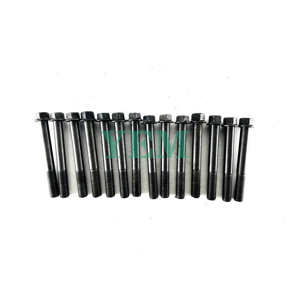 1 Set Engine Head Bolt 14pcs For Yanmar 3TNV76 Engine 3TNV76 Cylinder Head Bolt