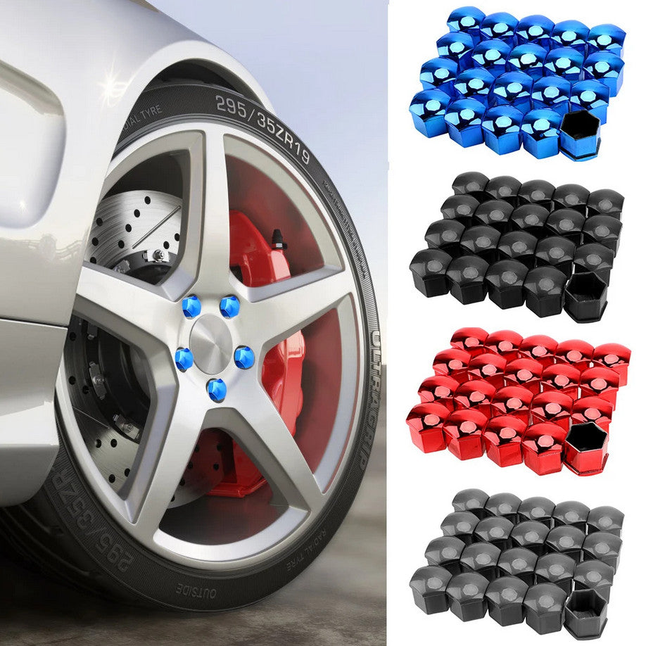 Blue wheel nut cover, wheel hub bolt protector, rust-proof bolt for Chevrolet