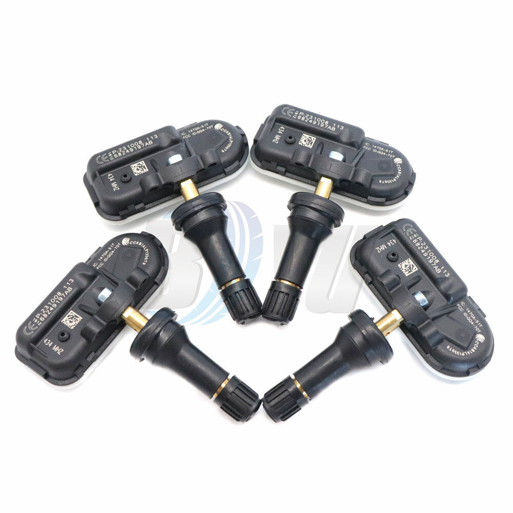 NEW SET TIRE PRESSURE SENSOR 68249197AA For 2014-2020 for Jeep Cherokee 4pcs TPMS