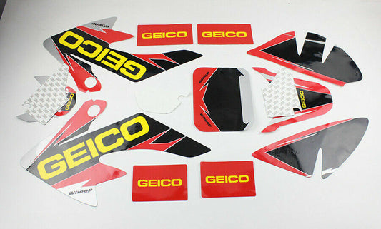 3M ge Decals Graphics for Honda CRF50 bike thumpstar SSR SDG DHZ Emblem Stickers