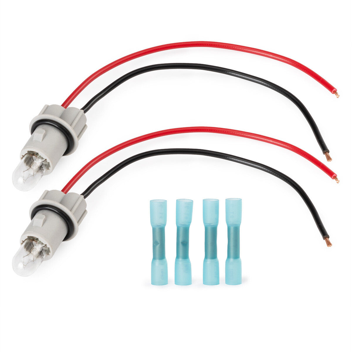 2X Side Marker Lamp Light Bulb Socket Wire Harness for Mercedes E-Class W210