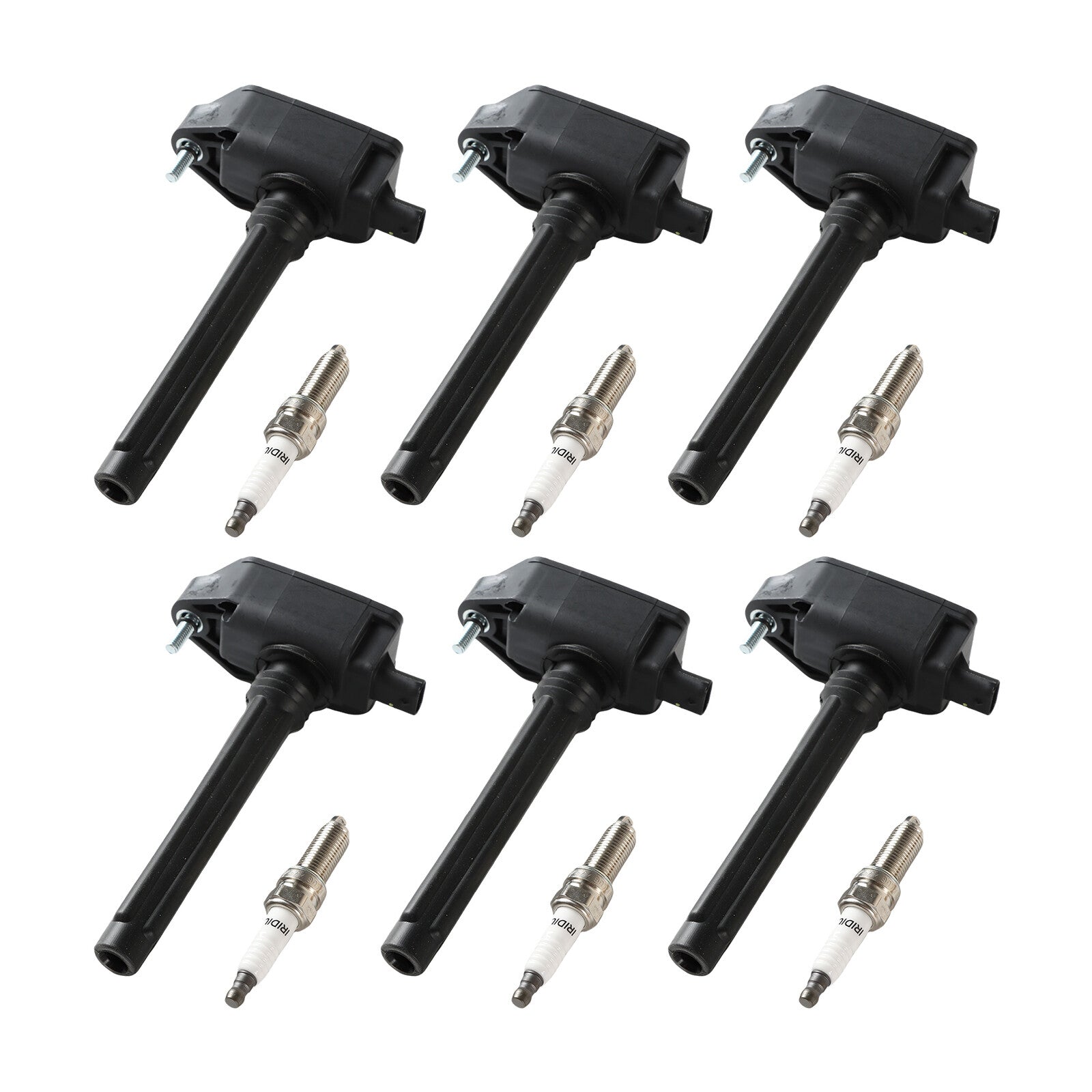 6x Ignition Coils+6x Iridium Spark Plugs for Chrysler for Pacifica 17-18 3.6L UF807