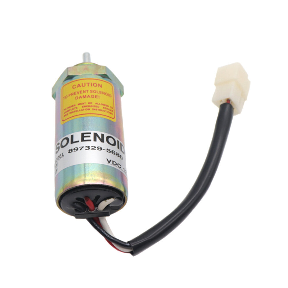 NEW 897329-5680 MV1-81 Fuel ShutOff Solenoid for Isuzu 3LD1 3LD2 4LE1 3LB1 4LB1