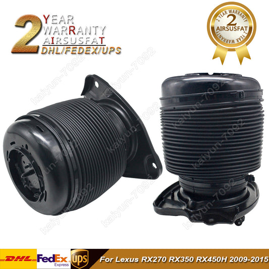 Pair for Lexus RX270 RX350 RX450H 2009-2015 Rear Air Suspension Spring Bags