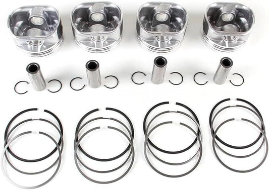 4x Piston Ring Set 19mm Fit For 1.8L for VW for Jetta for Passat for Golf for Audi A4 TT 06B198151B