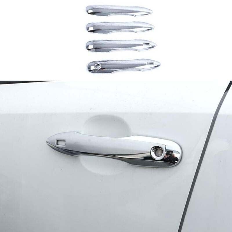 4P ABS Outside Door Handle Cover Trim Chrome for Toyota for Corolla Cross 2022-2024