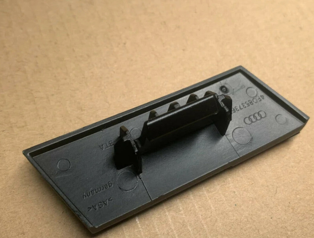 for Audi S5 hooded badge decal, front Bonnet grille badge logo, gloss black and red