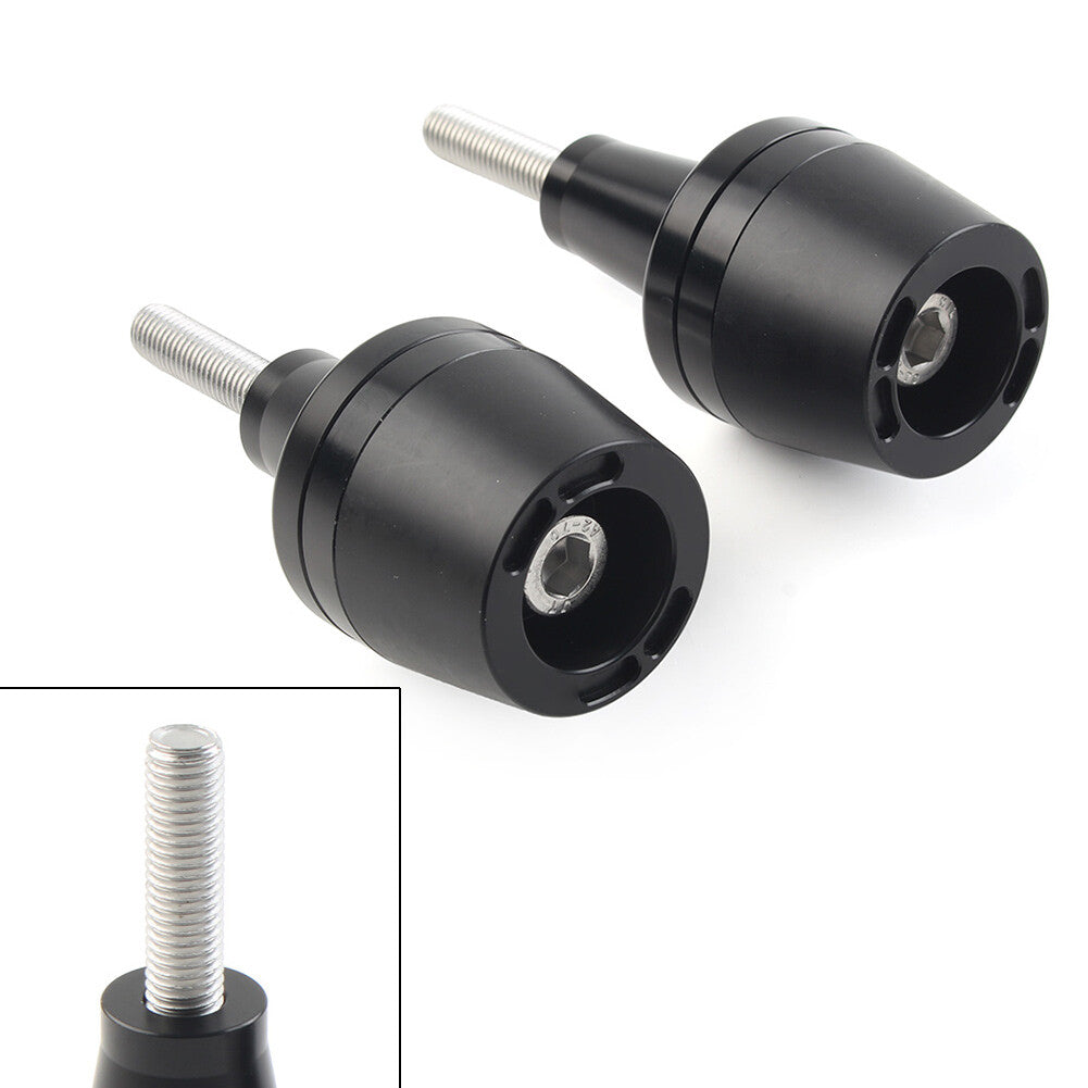 2¢ª Sturzpads Crash Protector f¨¹r for Yamaha for Suzuki for Honda for Kawasaki Universal Schwarz