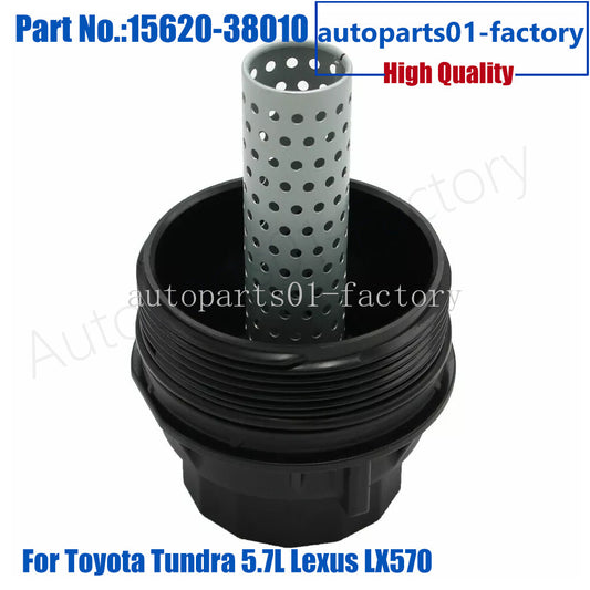 Engine Oil Filter Housing Cap Fit for Toyota Tundra 5.7L for Lexus LX570