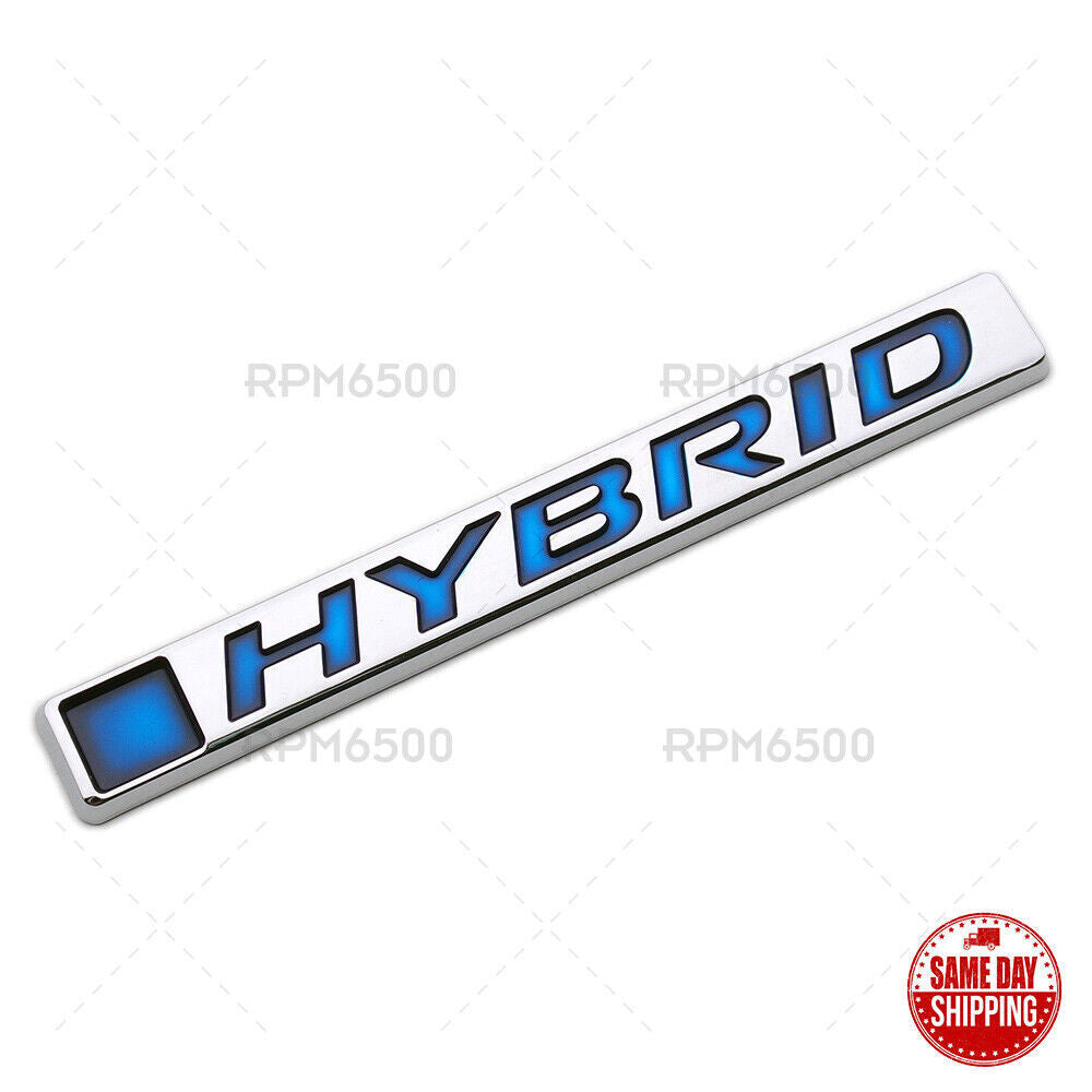 FIT for Honda HYBRID Trunk Lid Fender Logo Badge Nameplate Emblem Sport ABS