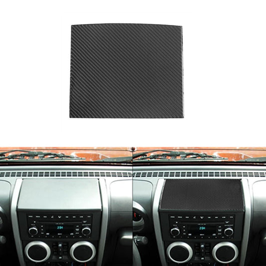Carbon Fiber Above Of Center Console Cover Trim for Jeep for Wrangler 2007-2010