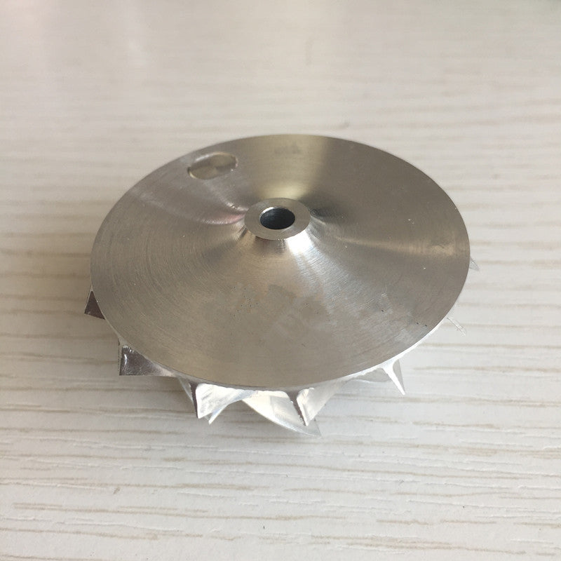 KP39 33.60/46.00 mm 7+7 blade performance turbine blank compressor wheel suitable for BMW