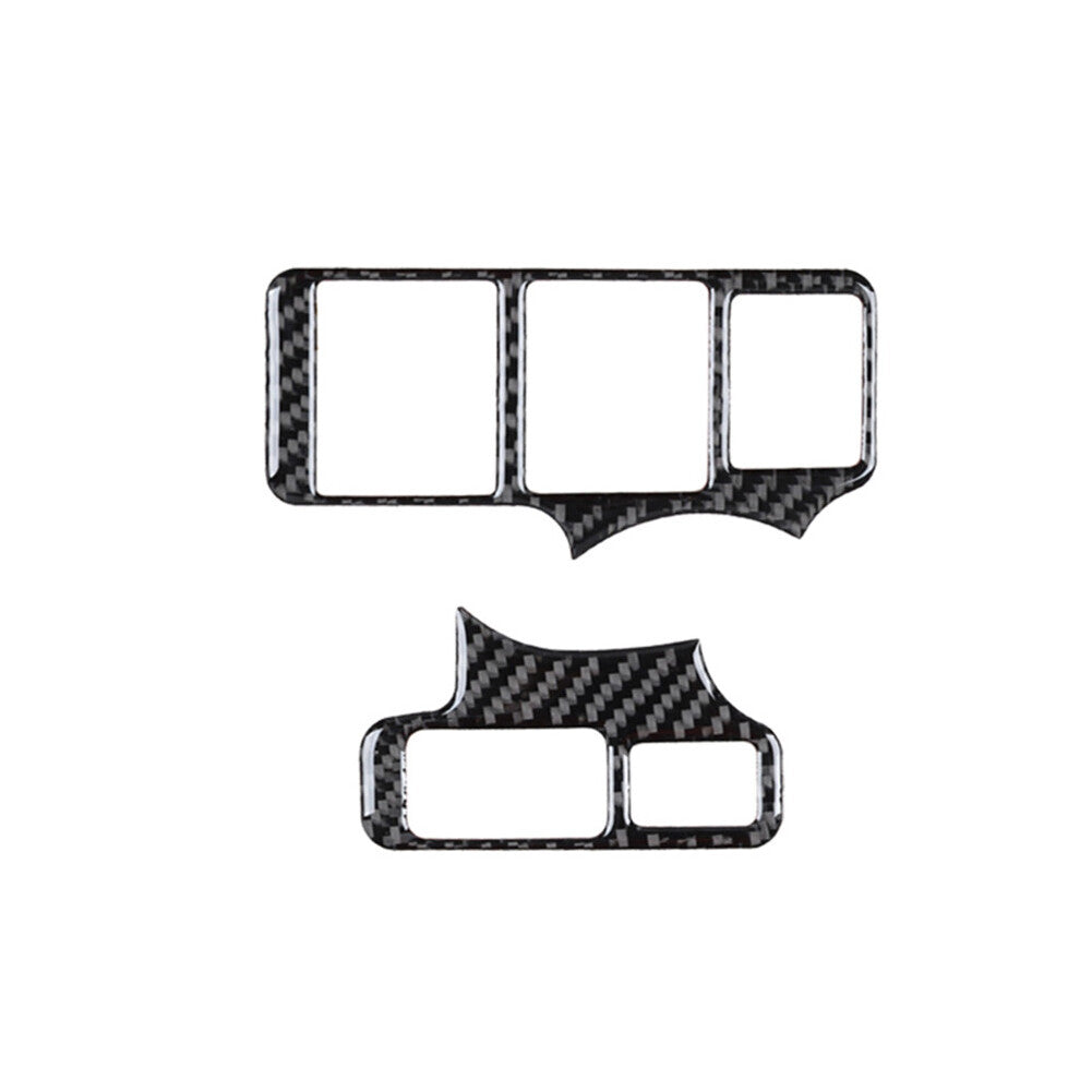 Front Door Control Panel Cover Sticker Carbon Fiber Trim for ACURA TL 2009-2014