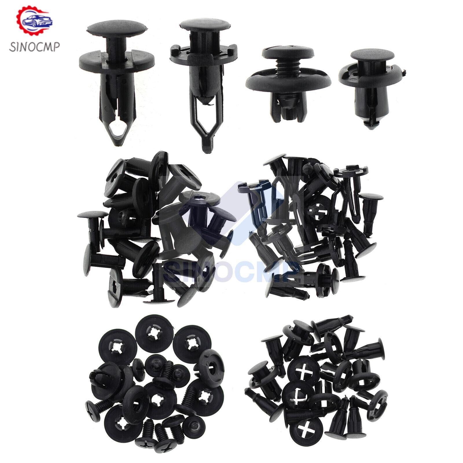 40X/Set Auto Push Retainer Pin Body Bumper Rivet Trim Moulding Clip Parts Kit