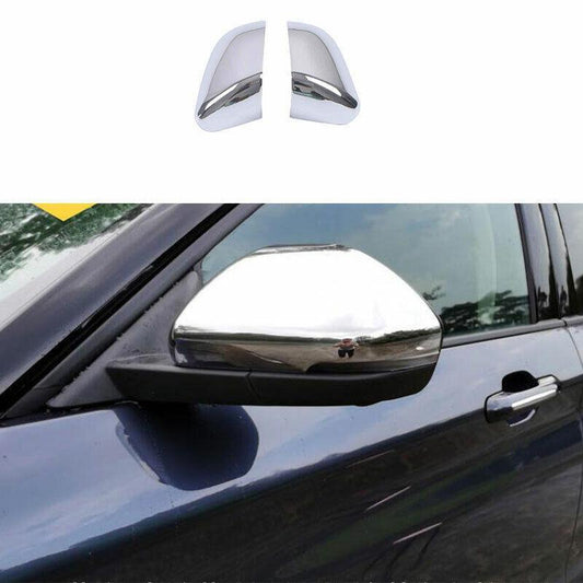 for Ford Explorer 2020-2022 ABS Chrome Rear View Side Door Mirror Cover Trim 2pc
