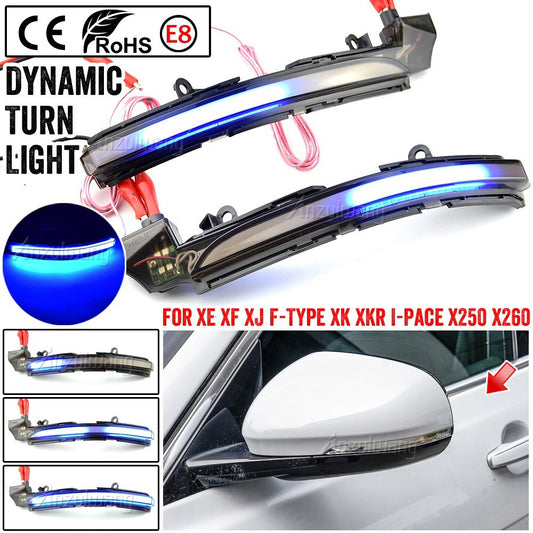 Dynamic Turn Signal Light for Jaguar XE XF X250 X260 XJ X351 for F-type X152 I-pace