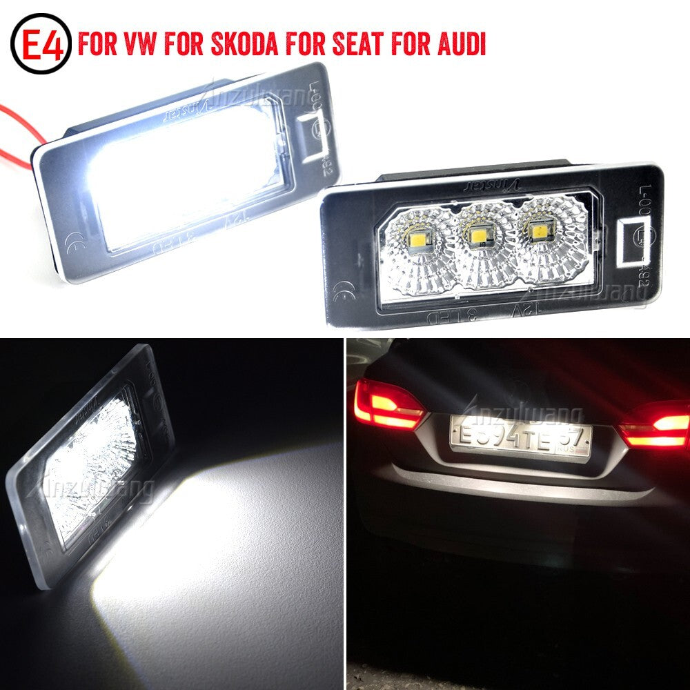 Led License plate Light Lamp for VW for Passat for Golf for Jetta Polo Sharan for Tiguan Caddy