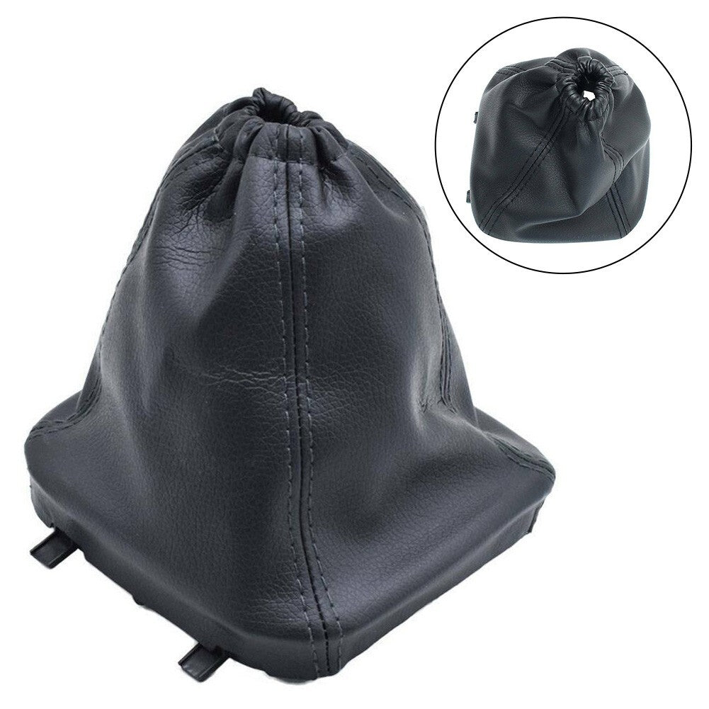Upgrade your vehicle's interior with a black gear shifter, Gaiter Gaitor boot cover.