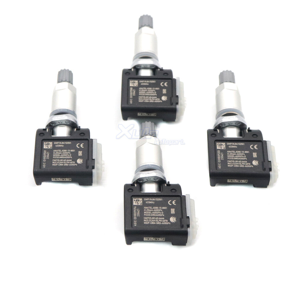 New 4-piece TPMS tire pressure sensor kit for Cadillac for Escalade , for Chevrolet Silverado for GMC 84152501