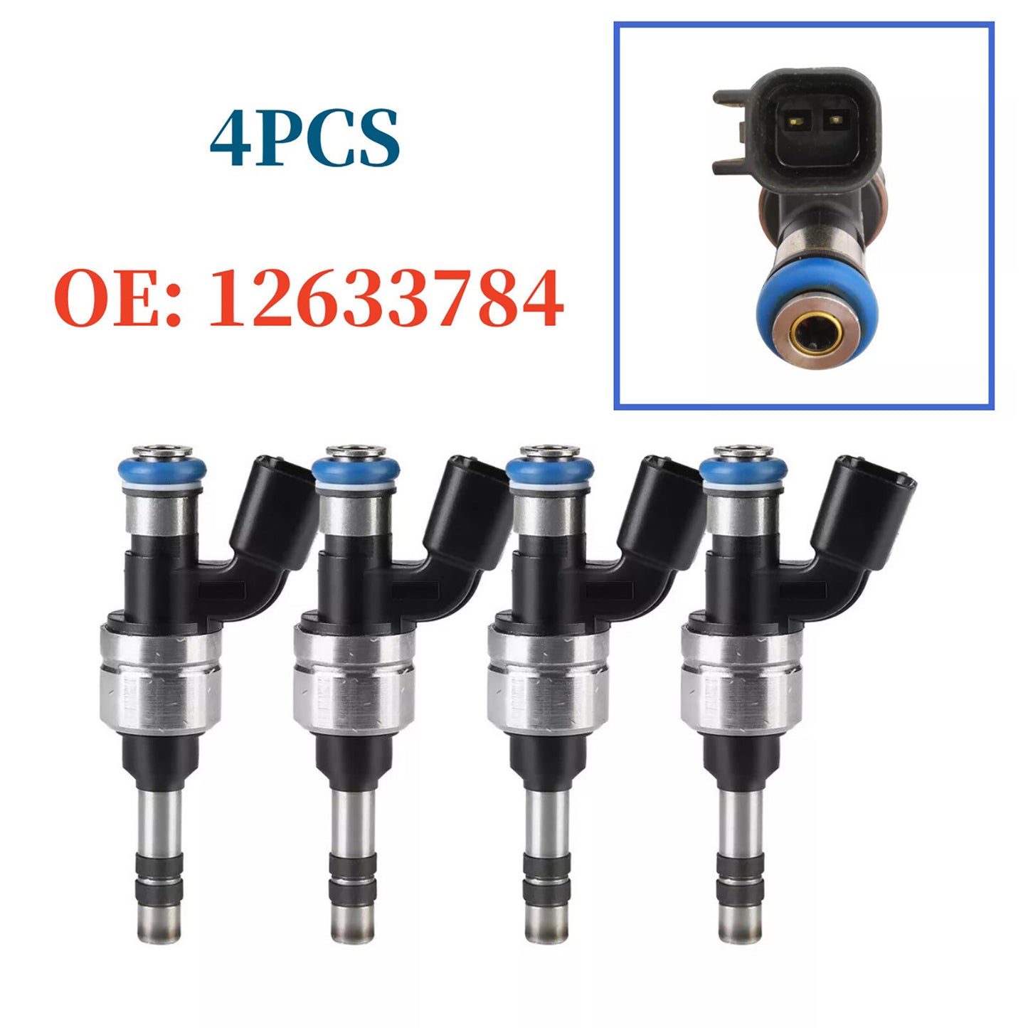 4X Fuel Injectors for GMC Terrain for Chevrolet for Buick Regal 2011-2017 2.4L