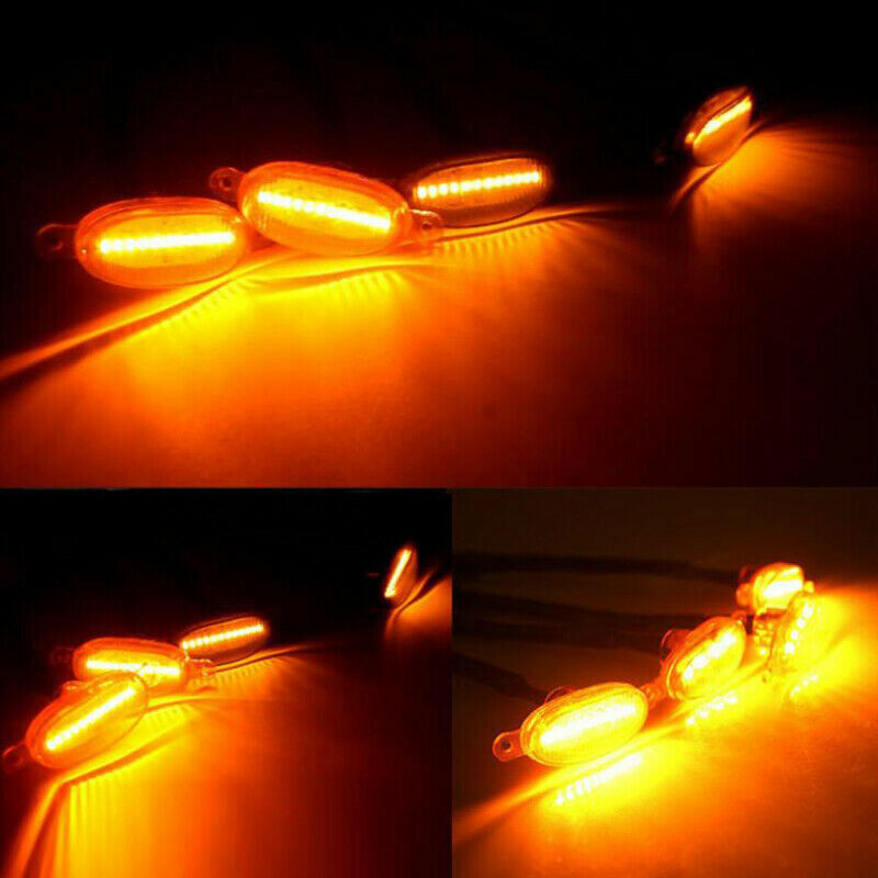 for Toyota Tundra 2008-2024 smoke Style Front Grill LED Marker Light Kit