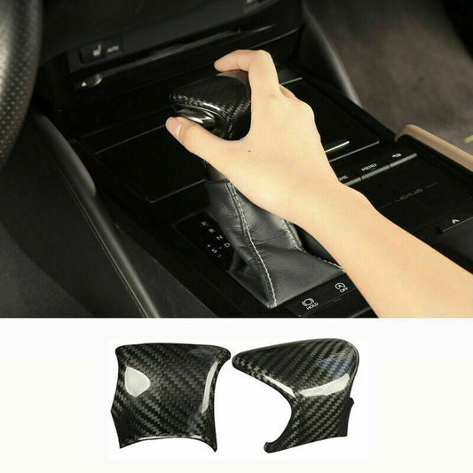for Lexus ES350/300H/250 2019-22 DRY Carbon Fiber Car Gear Shift Knob Cover Trim