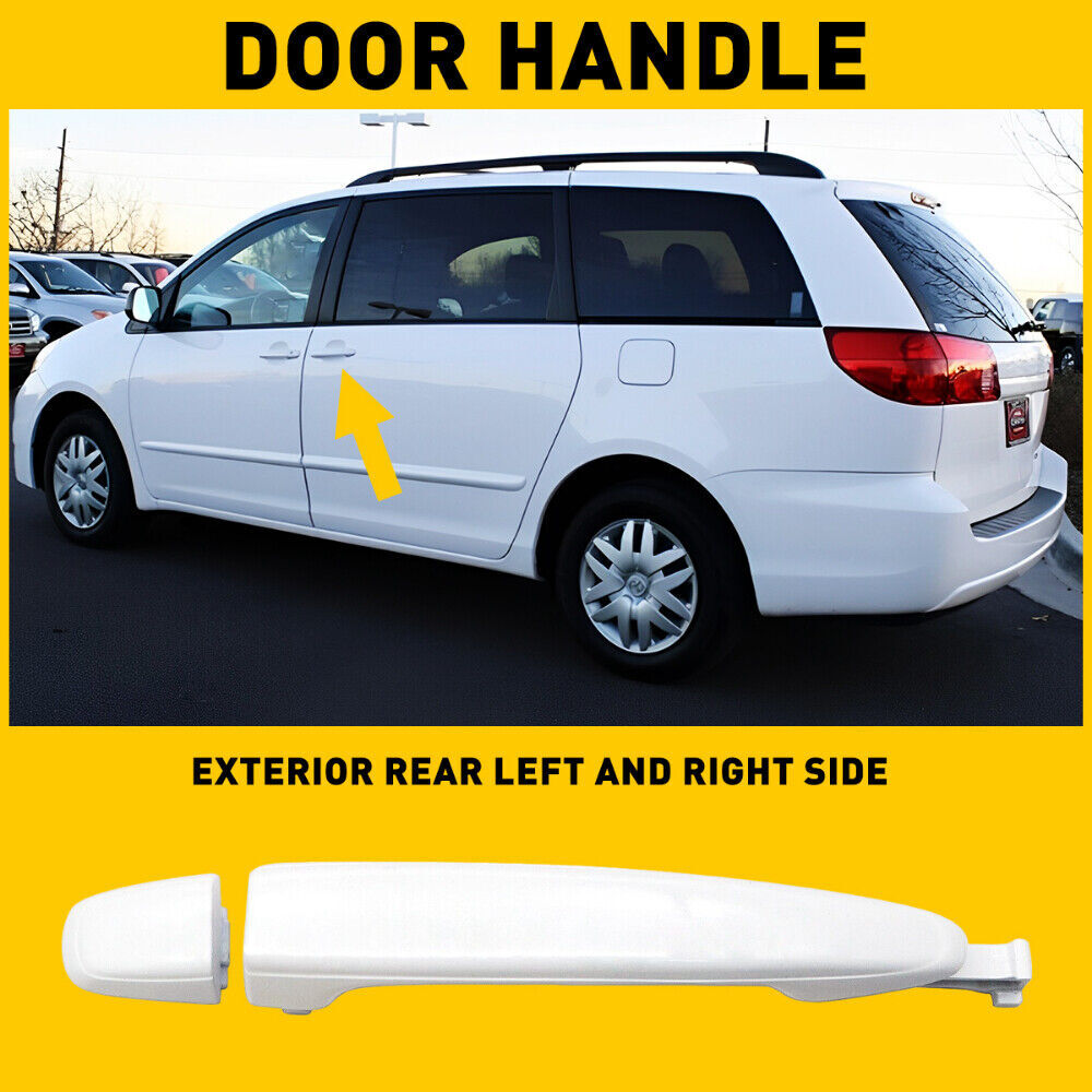 1X Rear Left Right Sliding Door Handle Fit for Toyota for Sienna 2004-10 6921308020