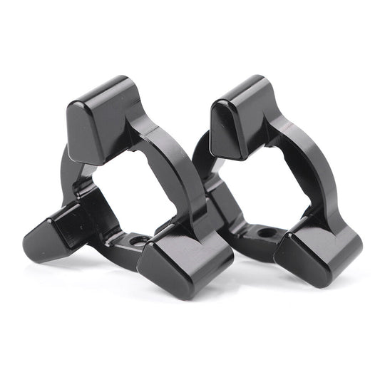 2Pcs Fork Preload Adjusters Kit CNC Aluminum Universal Motorcycle 19mm Black