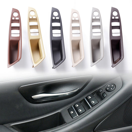 Beige Left Inner Door Panel Handle Pull Trim Cover Fits for BMW 5 series F10 F11 F18