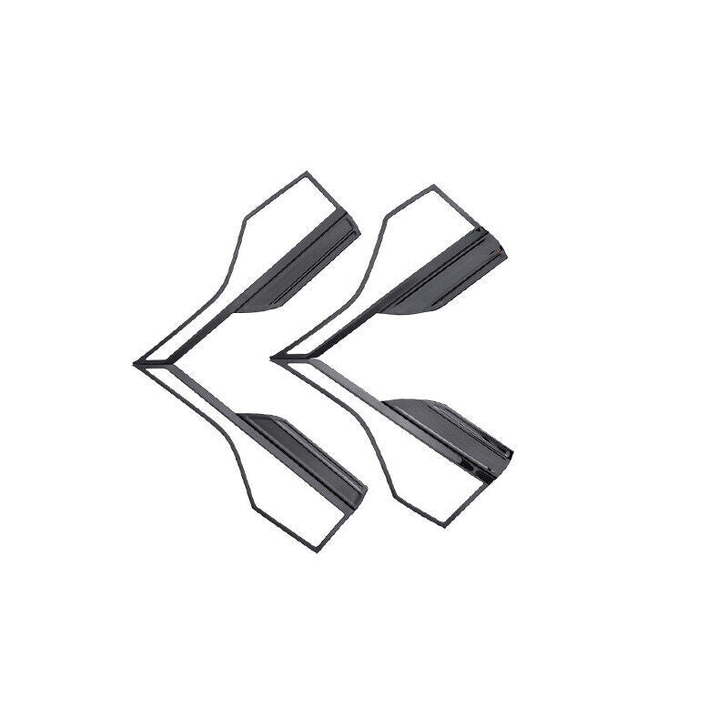 Inner Door Speaker Frame Cover Trim 20-22 Titanium for Volkswagen T-Cross Black
