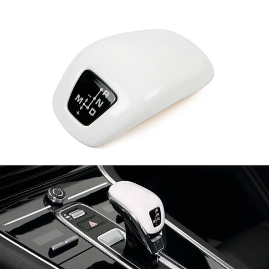 Gear Shift Knob Cover Trim Fit for Porsche for Panamera 971 Chassis G2 2017-2020 White