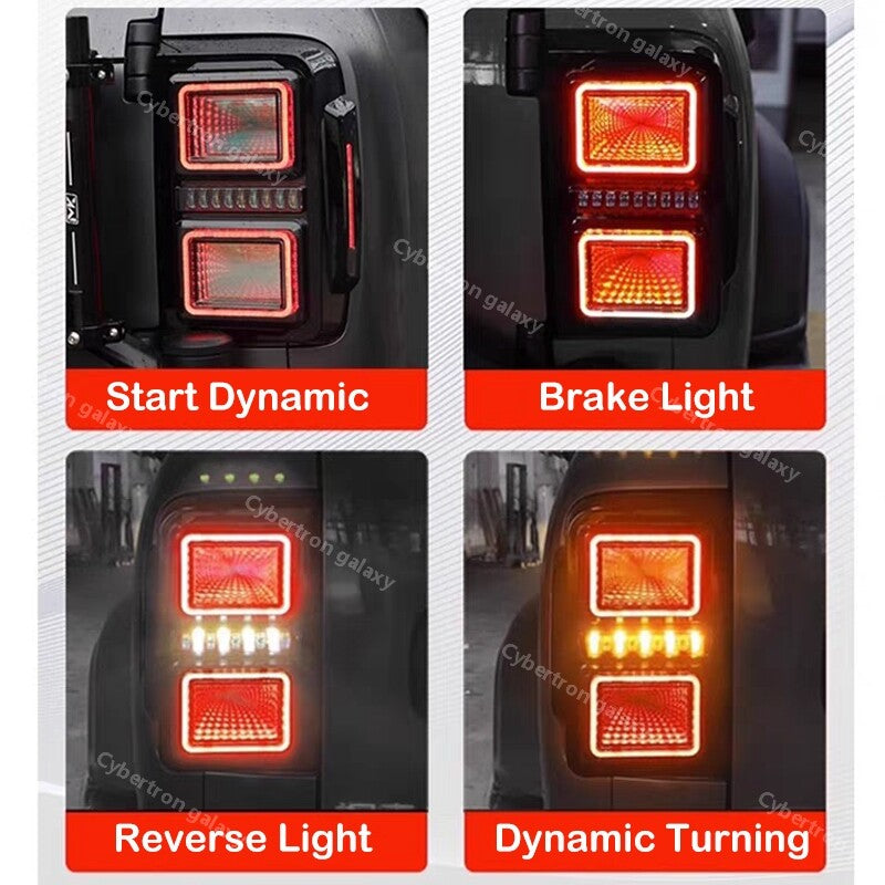 1 pair of LED taillight assemblies for Great Wall Tank 300 2021-2024