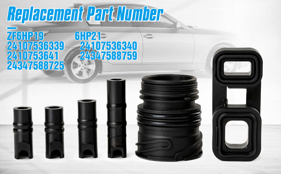 6x Valve Body to Case Sleeve Seal kit Mechatronic Kit for BMW 6HP19 6HP21 US