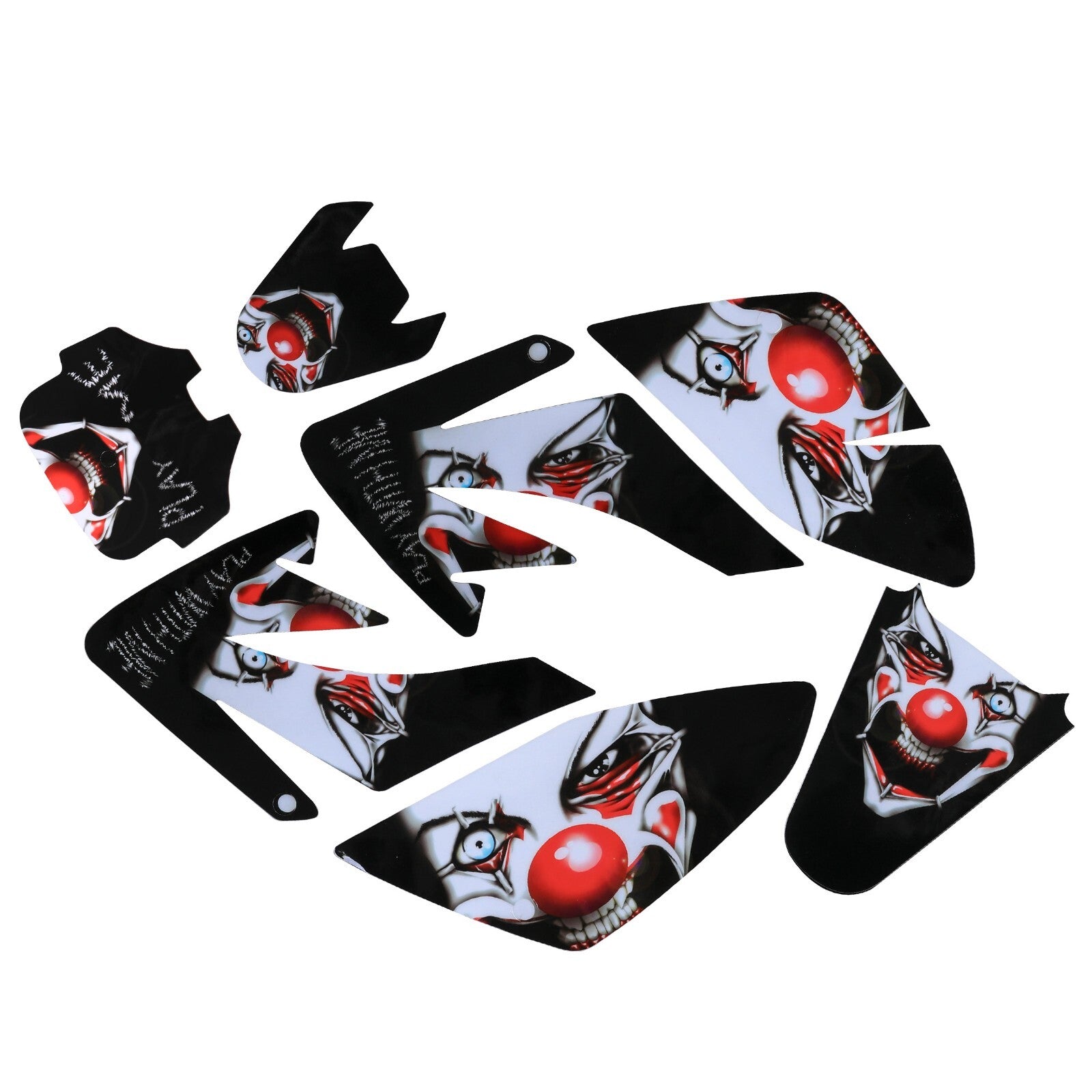 Graphic stickers + plastic mudguards for Pit Dirt Pro bikes, for Honda CRF70 motocross bikes