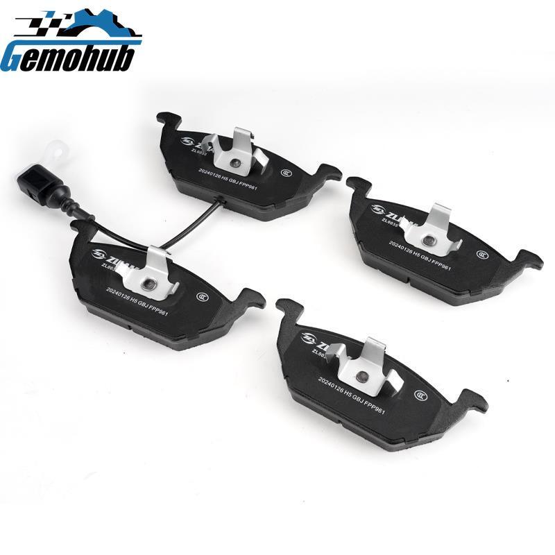 4x Front Ceramic Brake Pad for 2006-2014 for Skoda Octavia 2015-2023 for VW Gran for Santana