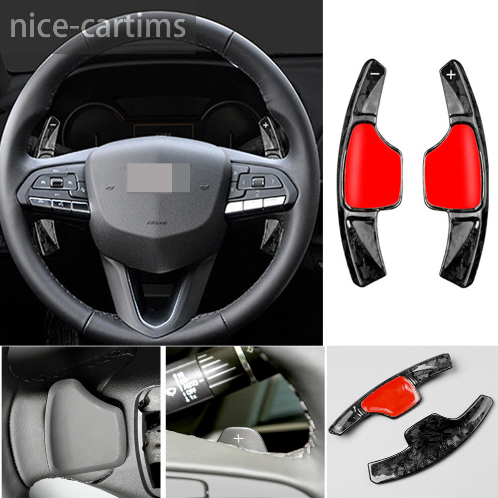 Forged Carbon Steering Wheel Paddles Shifter for Cadillac XT4 XT6 CT4 CT5 2020+