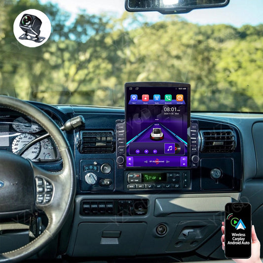 for Ford F250 F350 2005-2007 9.7 Android Auto CarPlay Car Stereo Radio GPS Navi