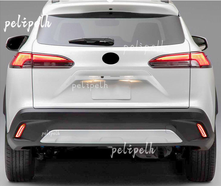 for Toyota for Corolla Cross 2022 2023 LED Rear Fog Light Tail Bumper Lamp Refit 2x