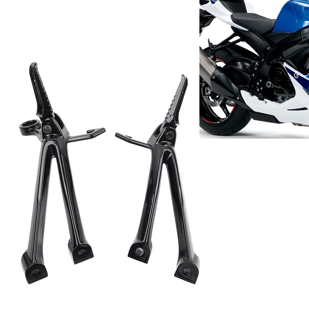 Rear Passenger Footrests Foot Pegs Bracket for Suzuki GSXR600 GSXR750 08-10