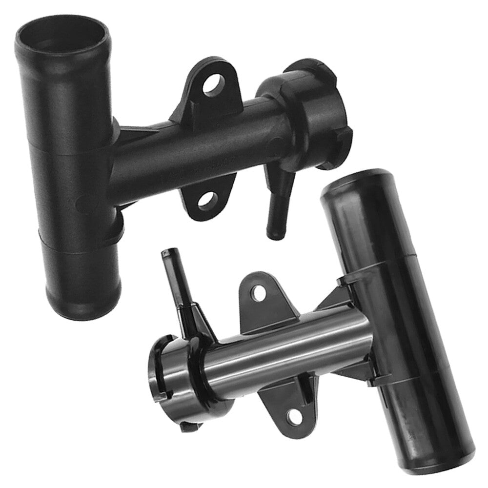 Fits For Versa March 1.6L 2012-2019 2x Upper Lower Coolant Neck Filler Black
