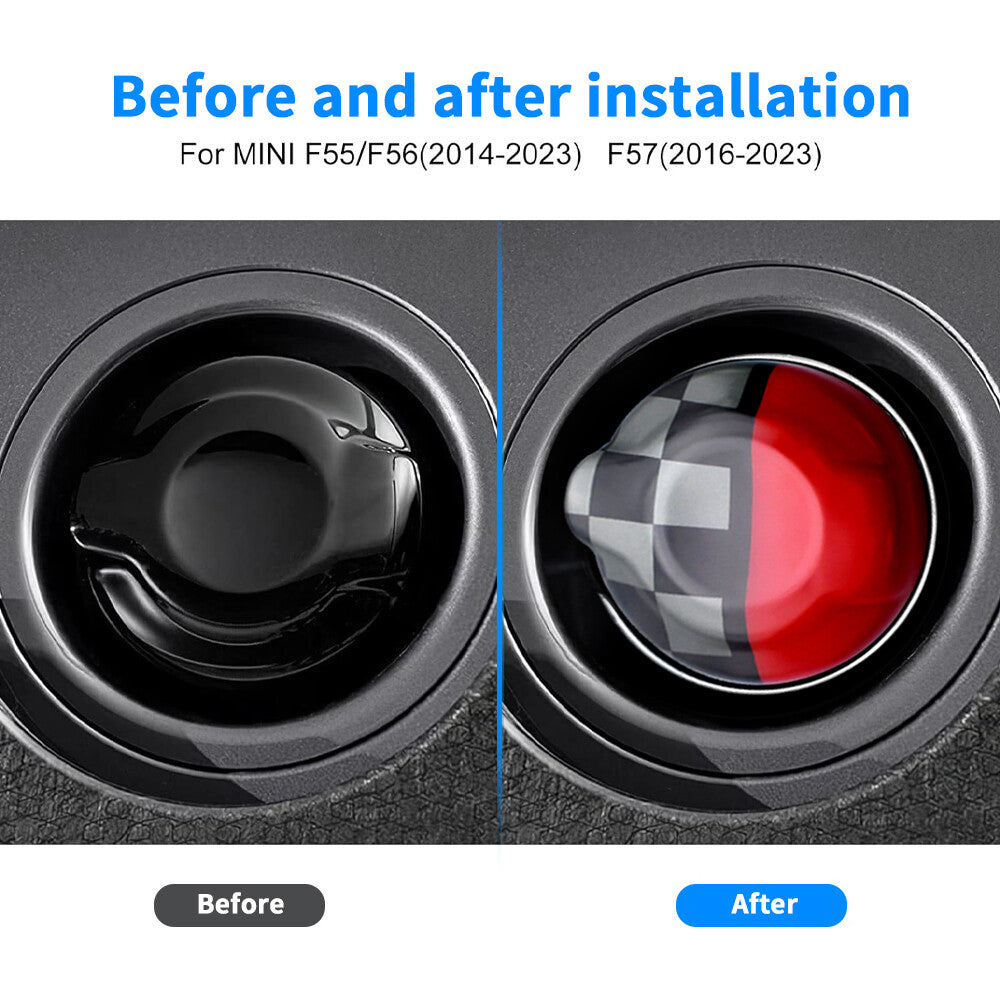 For 2014-2024 for MINI Cooper F55 F56 F57 2.0L JCW Gas Fuel Tank Cap Cover Trim