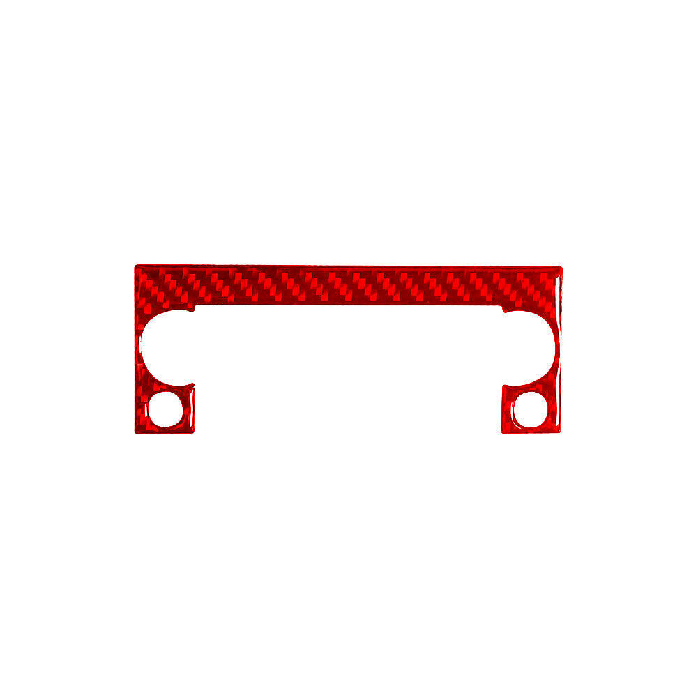 Red Carbon Fiber Rear Audio Console Trim For Silverado/tahoe/ for sierra 07-14 Type C