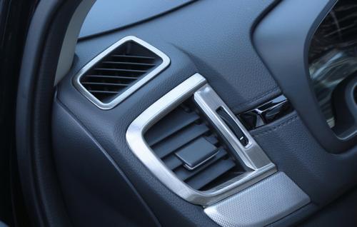 for Honda CRV CR-V 17-2022 Silver Titanium Dashboard Upper Air Outlet Vent Trim