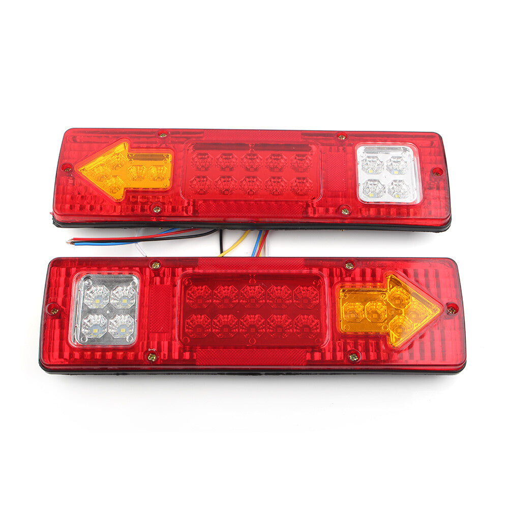 Rear Tail Light Brake Turn Signal Reverse Lamp For Trailers Trucks Lorries