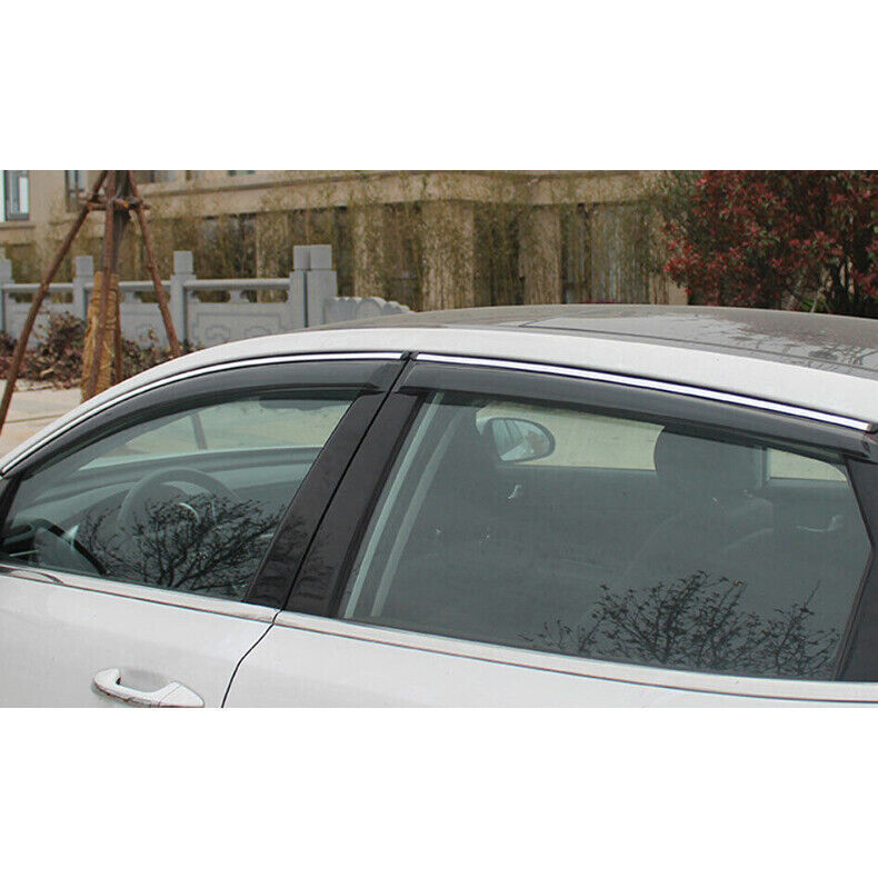 for Kia Optima 2016-20 Window Visor Vent Sun Shade Rain Guard Door Visor Trim 4x