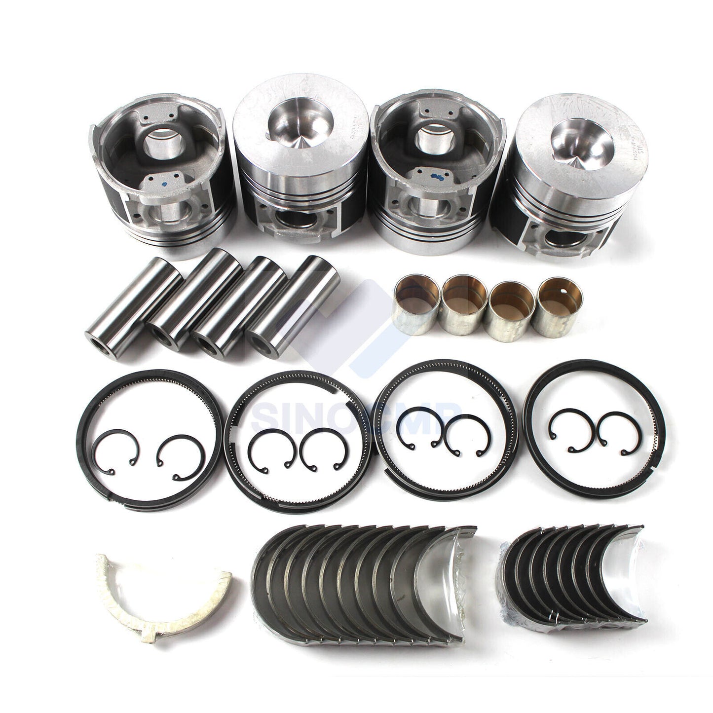V4300 V4300-3A Engine Overhaul Rebuild Kit for Kubota Engine w/ Gasket Kit M7950