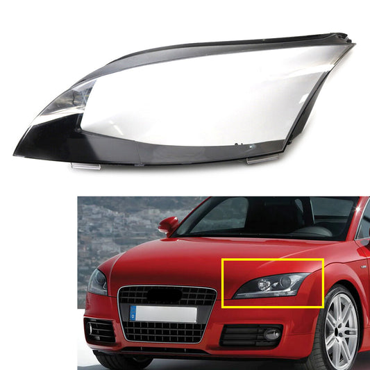 Car Headlight Lens Lampshade Indicator Lamp Cover for Audi TT Roadster 08-14