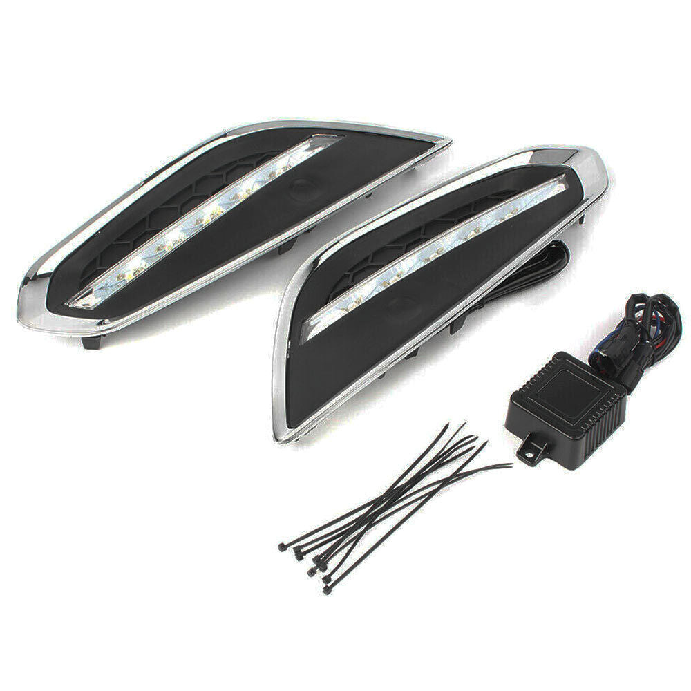 Pair Left+Right for Volvo S60 T5 09-13 New Fog Lamp Front Daytime Running Lights